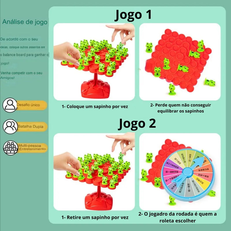 Sapo na Gangorra -  A melhor diversão em família. Quem vai levar a melhor nessa? - Frete Grátis