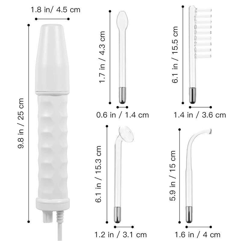 Alta Frequência Capilar e Facial - Kit com 4 Eletrodos -  Frete Grátis