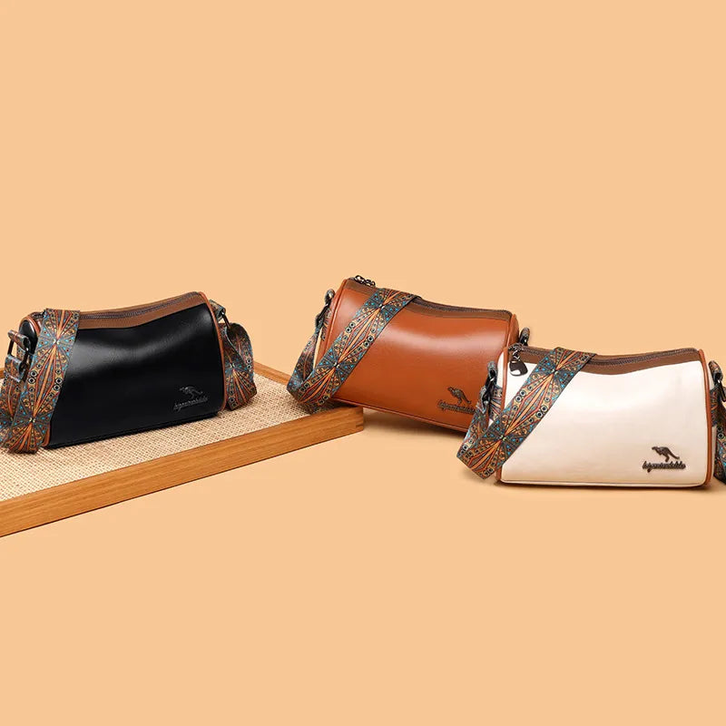 Bolsa Crossbody em Couro - Boston - 50%off + Frete Grátis