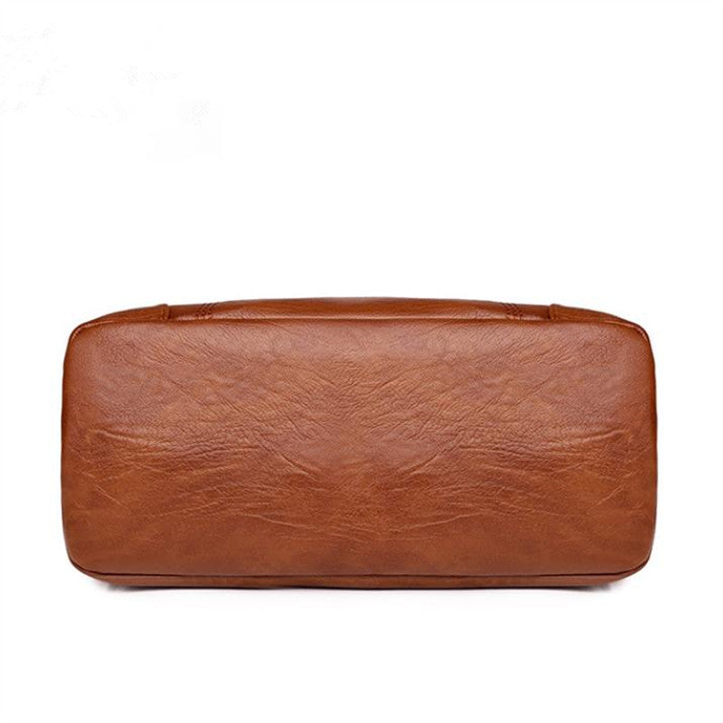 Bolsa de Couro Transversal  -  Frete Grátis