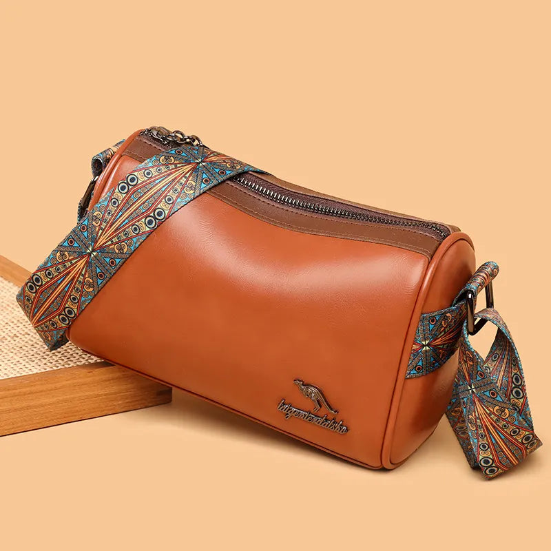 Bolsa Crossbody em Couro - Boston - Frete Grátis