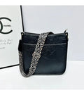 Bolsas Transversal de Couro Crossbody Com Alças Animal Print