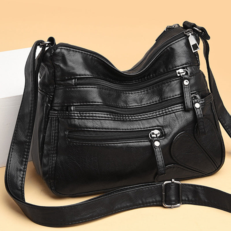 Bolsa casual de couro - Nanny - Frete Grátis