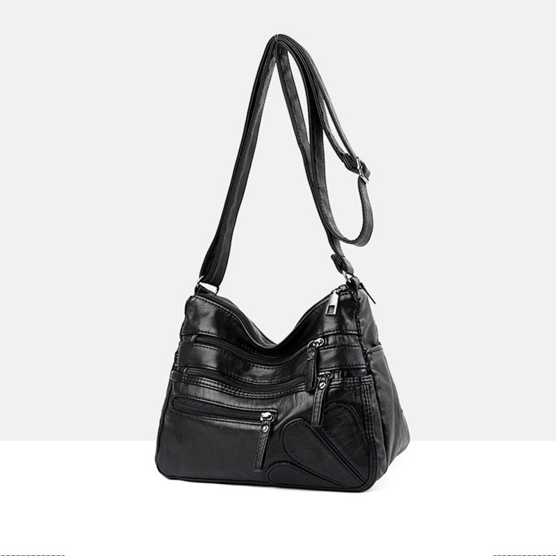 Bolsa casual de couro - Nanny - Frete Grátis