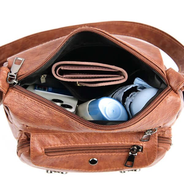 Bolsa Transversal em Couro - Sonata