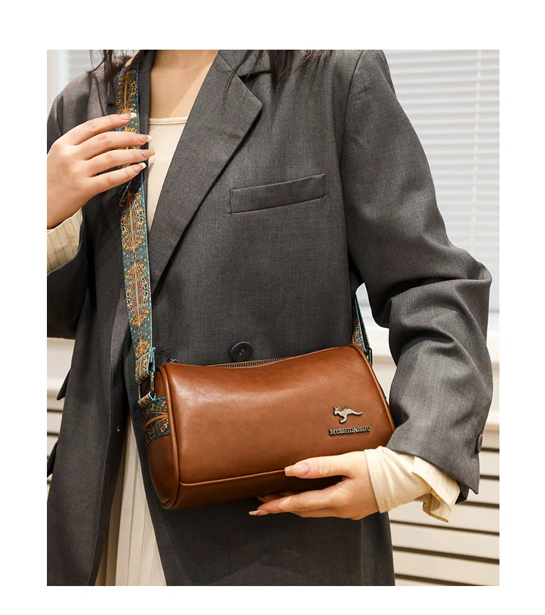 Bolsa Crossbody em Couro - Boston - Frete Grátis