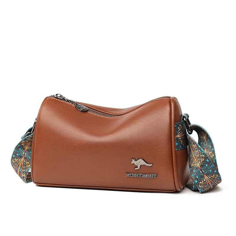 Bolsa Crossbody em Couro - Boston - Frete Grátis