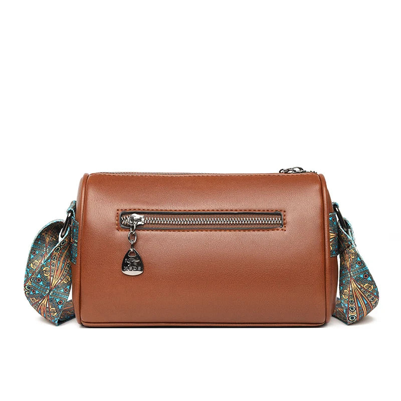 Bolsa Crossbody em Couro - Boston - Frete Grátis