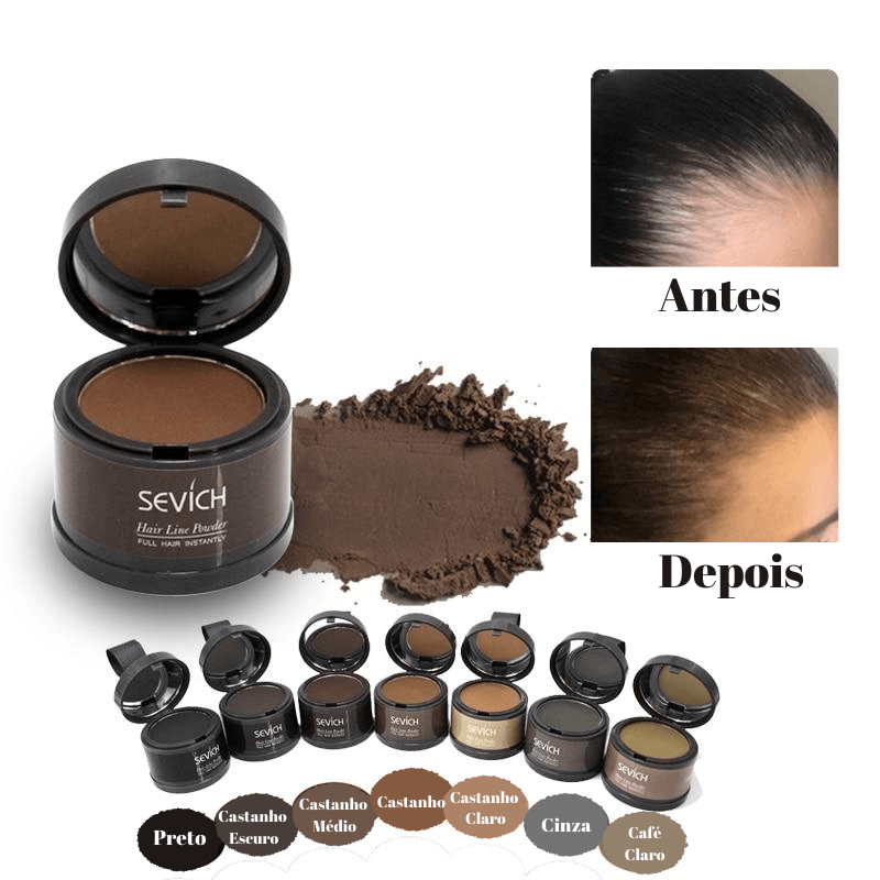 Reparador Capilar - BeautyHair  (Disfarça Cabelos Brancos e Esconde Falhas) - Shop Da Fábrica