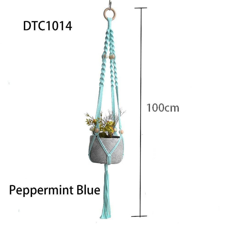 🎍 Suporte Para Vasos De Macramê Artesanal🎍 - Shop Da Fábrica