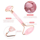 Massageador Facial Jade Roller & Gua Sha Quartzo Rosa - Shop Da Fábrica
