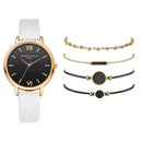 Relógio Feminino Quartz Business Classic + 4 Pulseiras [BRINDE EXCLUSIVO] - Shop Da Fábrica