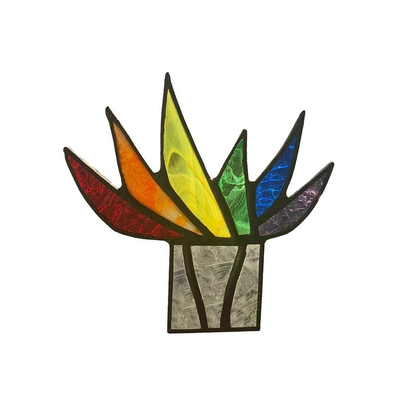 🌺 Planta Em Vitral Decorativa🌺 - Shop Da Fábrica