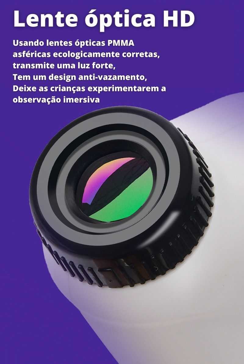 Microscópio de bolso - Mini Pocket Educativo  - Frete Grátis