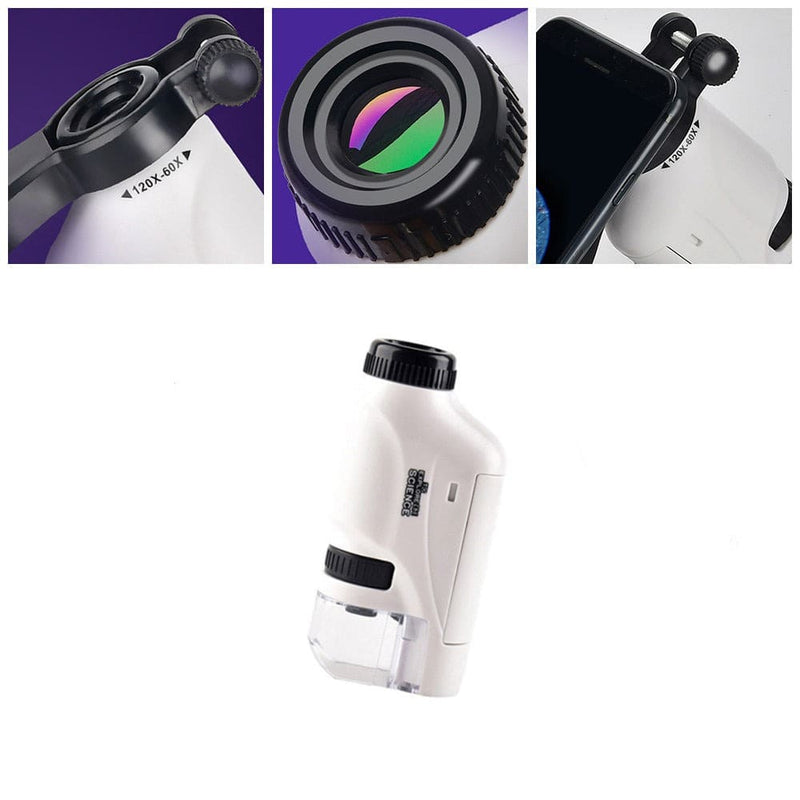 Microscópio de bolso - Mini Pocket Educativo  - Frete Grátis