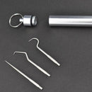 Conjunto de limpeza dental em aço inoxidável 7 peças - Shop Da Fábrica