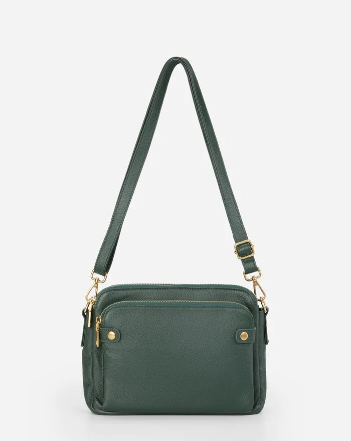Bolsa tiracolo de couro transversal - Mariliche - 50%OFF + Frete Grátis