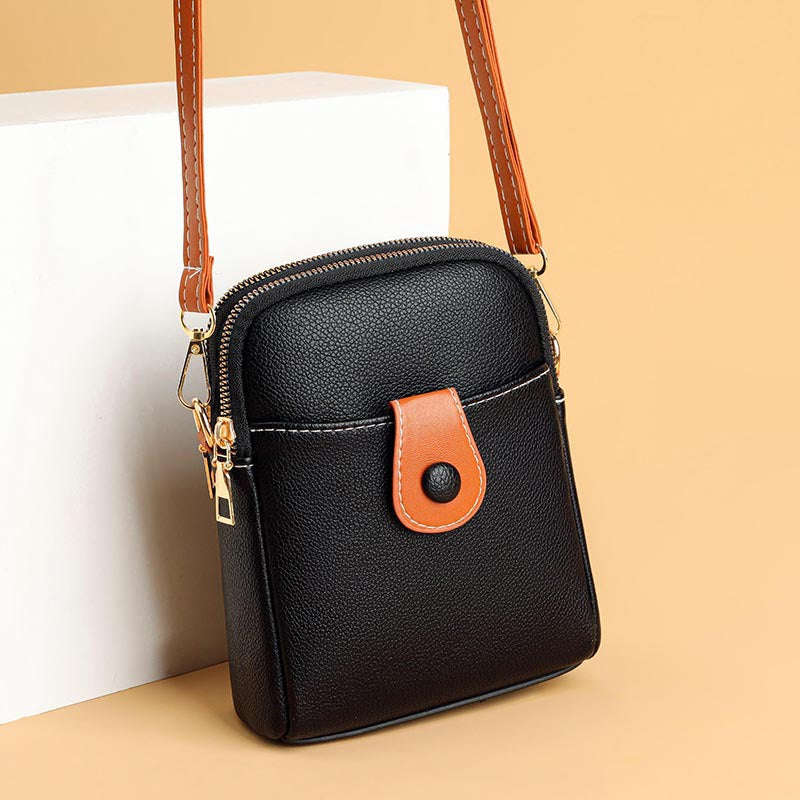 Bolsa de Couro - Feminice Crossbody - Frete Grátis